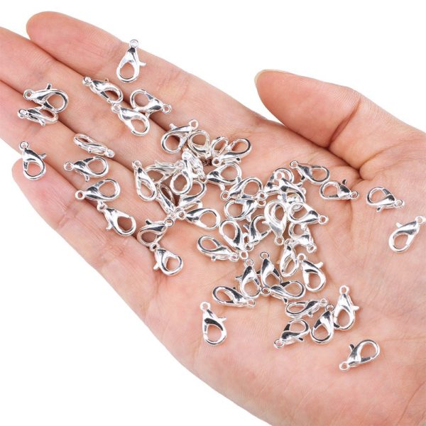 Supla 100pcs Loster Claw Clasp 10mmx6mm in Storage Box Clasps Hooks Jewelry Findings - Image 3